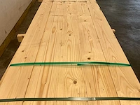 Vuren plank geschaafd met mes- en groef 450x17x1,8 cm (100x) - afbeelding 4 van  7