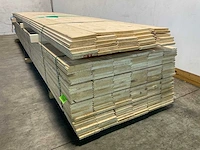 Vuren plank geschaafd met mes- en groef 450x17x1,8 cm (100x) - afbeelding 5 van  7