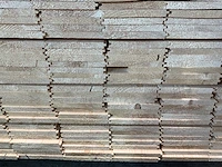Vuren plank geschaafd met mes- en groef 450x17x1,8 cm (100x) - afbeelding 6 van  7
