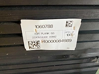 Vuren plank geschaafd zwart geïmpregneerd 400x19,5x2,5 cm (44x) - afbeelding 6 van  7