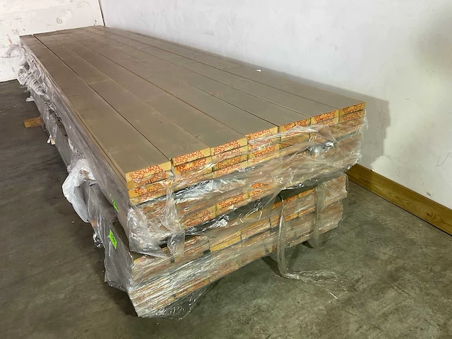 Vuren plank grijs 480x15x3 cm (45x) - afbeelding 2 van  5