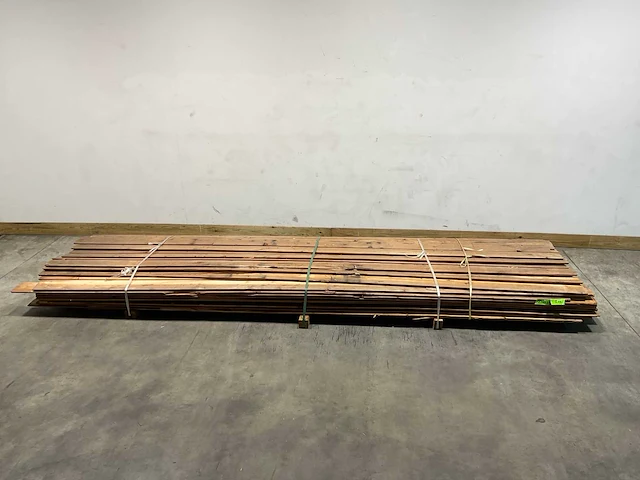 Vuren plank halfhout 400x14,5x1,8 cm (75x) - afbeelding 1 van  5