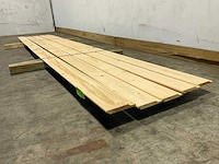 Vuren plank halfhouts rabat 360x14,5x2 cm (5x) - afbeelding 4 van  6