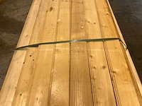 Vuren plank mes- en groef 420x12x1,8 cm (118x) - afbeelding 3 van  7