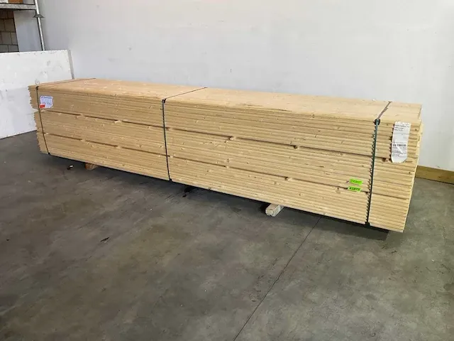 Vuren plank mes -en groef 420x19x2.7 cm (30x) - afbeelding 1 van  6