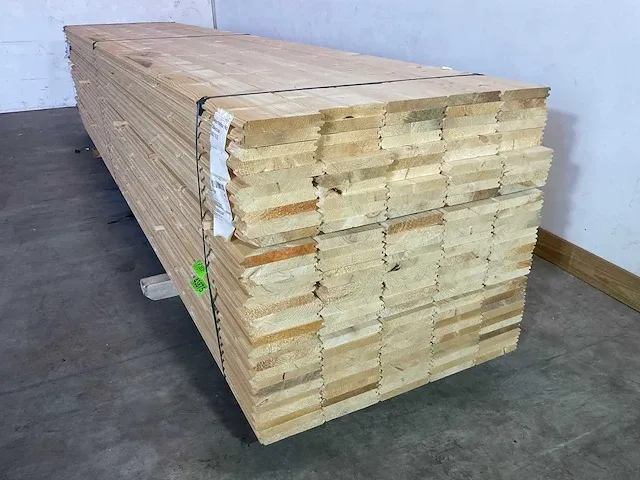 Vuren plank mes -en groef 420x19x2.7 cm (30x) - afbeelding 5 van  6
