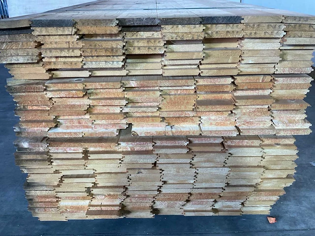 Vuren plank mes en groef 270x12x1.8 cm (50x) - afbeelding 4 van  9
