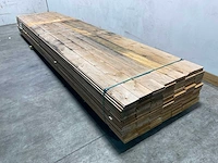 Vuren plank mes en groef 450x15x2,2 cm (104x) - afbeelding 1 van  6