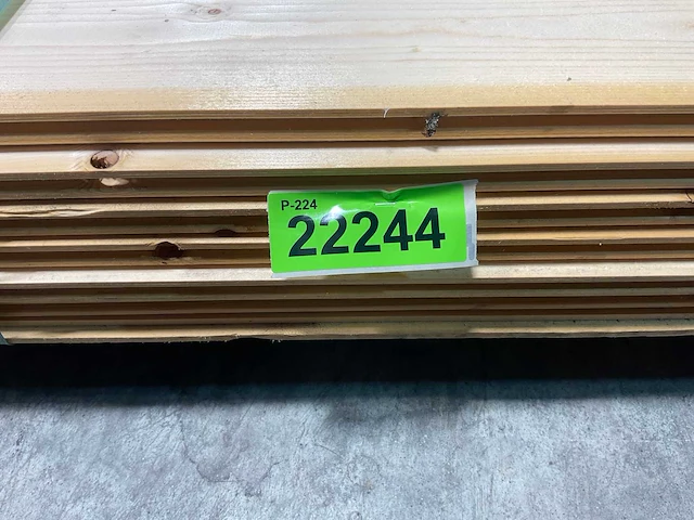 Vuren plank mes en groef 510x12,5x2,2 cm (55x) - afbeelding 5 van  5