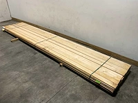 Vuren plank mes en groef 510x12,5x2,2 cm (55x) - afbeelding 1 van  5
