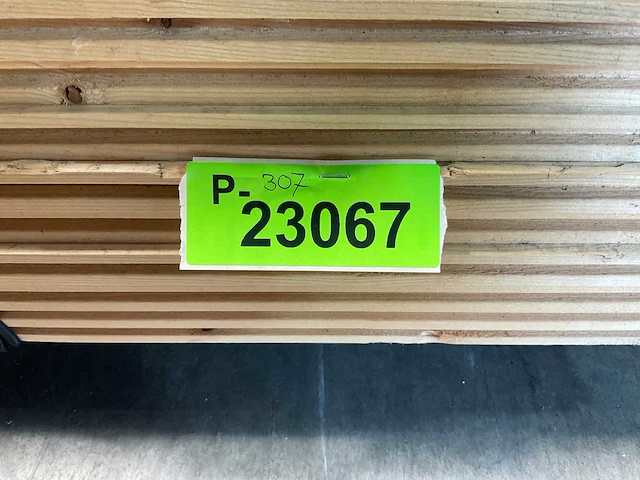 Vuren plank mes-en groef geschaafd 360x9,5x2 cm (150x) - afbeelding 6 van  7