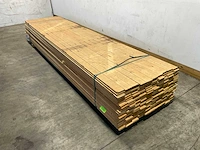 Vuren plank mes-en groef geschaafd 360x9,5x2 cm (150x) - afbeelding 1 van  7