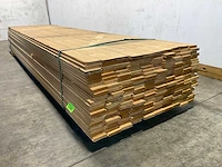 Vuren plank mes-en groef geschaafd 360x9,5x2 cm (150x) - afbeelding 5 van  7