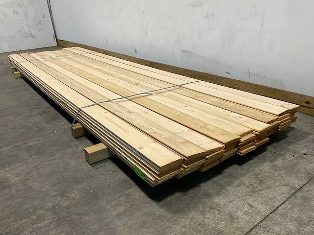 Vuren plank met mes- en groef 360x11x1,8 cm (47x) - afbeelding 5 van  7