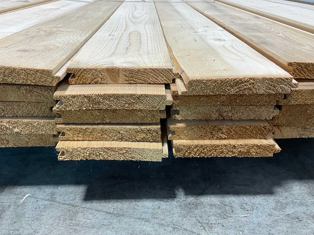 Vuren plank met mes- en groef 360x11x1,8 cm (47x) - afbeelding 6 van  7