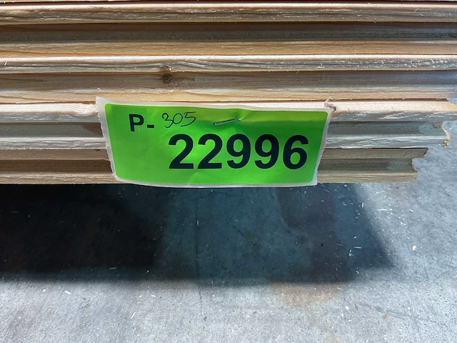 Vuren plank met mes- en groef 360x11x1,8 cm (47x) - afbeelding 7 van  7