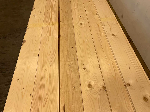 Vuren plank met mes- en groef 510x17x3 cm (42x) - afbeelding 4 van  7