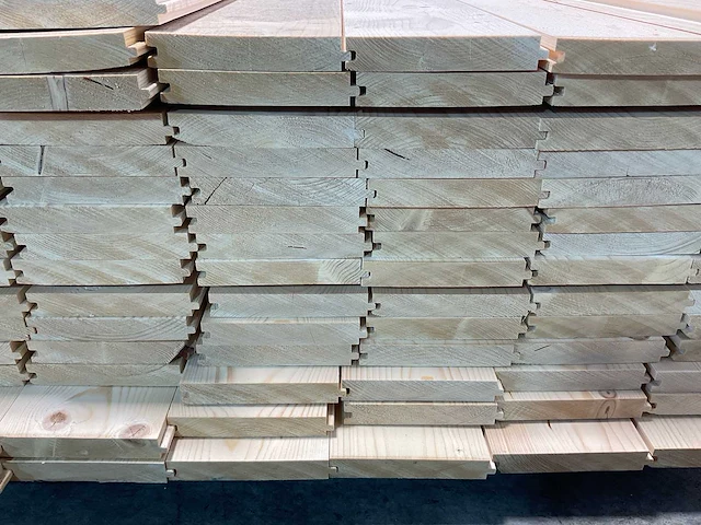Vuren plank met mes- en groef 510x17x3 cm (42x) - afbeelding 6 van  7