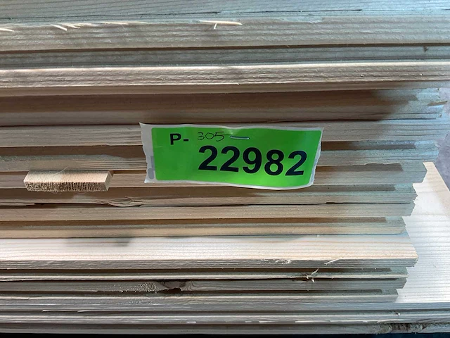 Vuren plank met mes- en groef 510x17x3 cm (42x) - afbeelding 7 van  7