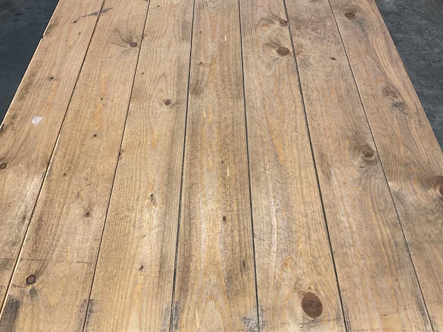 Vuren plank overhangend rabat 480x14,5x2 cm (75x) - afbeelding 3 van  7