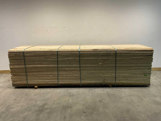 Vuren plank ruw - 420x12,5x2,2 cm (60x) - afbeelding 2 van  7