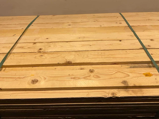 Vuren plank ruw - 420x12,5x2,2 cm (60x) - afbeelding 3 van  7