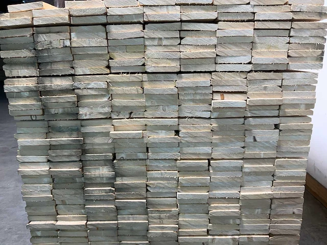 Vuren plank ruw - 420x12,5x2,2 cm (60x) - afbeelding 6 van  7
