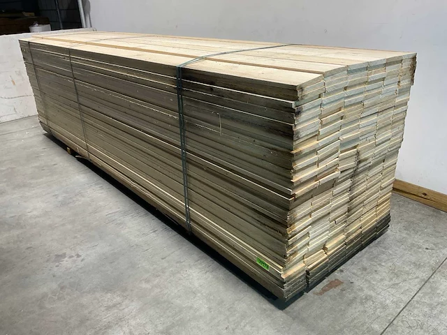Vuren plank ruw - 420x17,5x2,2 cm (50x) - afbeelding 3 van  7