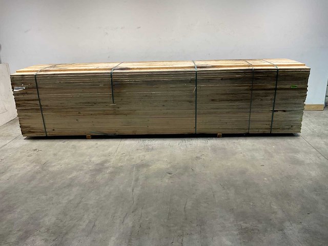 Vuren plank ruw - 480x20x3,2 cm (25x) - afbeelding 2 van  6