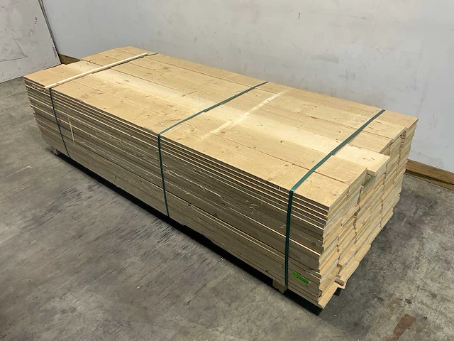 Vuren plank ruw 270x17,5x2,2 cm (145x) - afbeelding 1 van  7