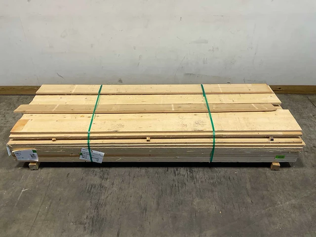 Vuren plank ruw 270x20x2,2 cm (54x) - afbeelding 2 van  8
