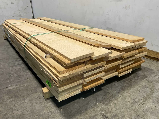 Vuren plank ruw 270x20x2,2 cm (54x) - afbeelding 5 van  8