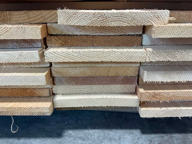 Vuren plank ruw 270x20x2,2 cm (54x) - afbeelding 6 van  8