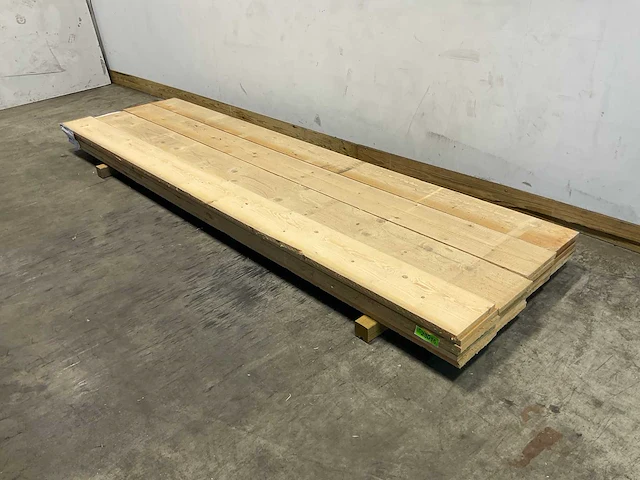 Vuren plank ruw 330x22,5x2,2 cm (20x) - afbeelding 1 van  8