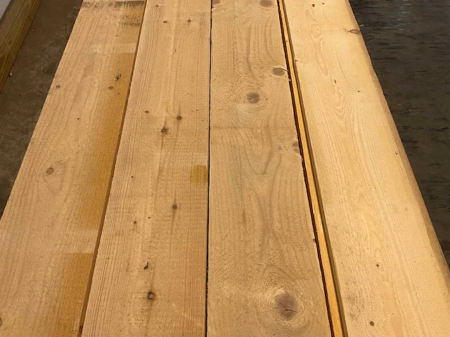Vuren plank ruw 330x22,5x2,2 cm (20x) - afbeelding 4 van  8