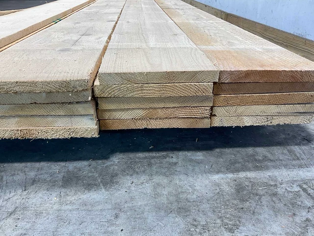 Vuren plank ruw 330x22,5x2,2 cm (20x) - afbeelding 6 van  8