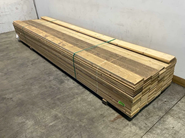 Vuren plank ruw 420x17,5x2,5 cm (50x) - afbeelding 1 van  7