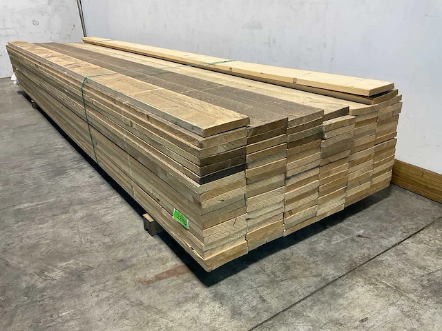 Vuren plank ruw 420x17,5x2,5 cm (50x) - afbeelding 5 van  7