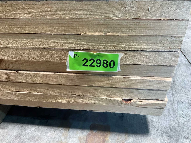 Vuren plank ruw 420x17,5x2,5 cm (50x) - afbeelding 7 van  7