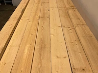 Vuren plank ruw 450x15x3,2 cm (50x) - afbeelding 4 van  7