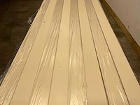Vuren plank wit met mes- en groef 390x12,5x2,2 cm (53x) - afbeelding 3 van  8