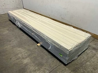 Vuren plank wit met mes- en groef 420x12,5x2,2 cm (154x) - afbeelding 1 van  7