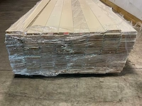 Vuren plank wit met mes- en groef 420x12,5x2,2 cm (154x) - afbeelding 5 van  7