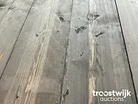 Vuren plank zwart 450x19.5x3 cm - afbeelding 3 van  6