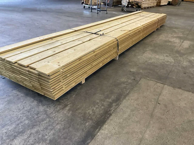 Vuren planken 18x145 mm geïmpregneerd geschaafd (78x) - afbeelding 3 van  5