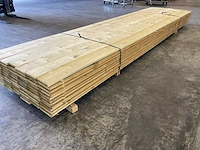 Vuren planken 18x145 mm geschaafd geïmpregneerd (80) - afbeelding 3 van  5