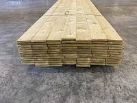 Vuren planken 18x145 mm geschaafd geïmpregneerd (80) - afbeelding 4 van  5