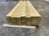Vuren planken geschaafd 18x145 mm geïmpregneerd (88x) - afbeelding 4 van  5