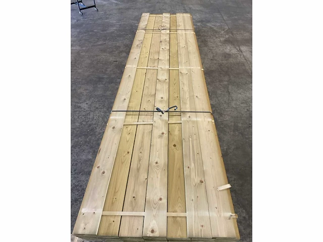 Vuren planken geschaafd 18x145 mm geïmpregneerd (88x) - afbeelding 5 van  5