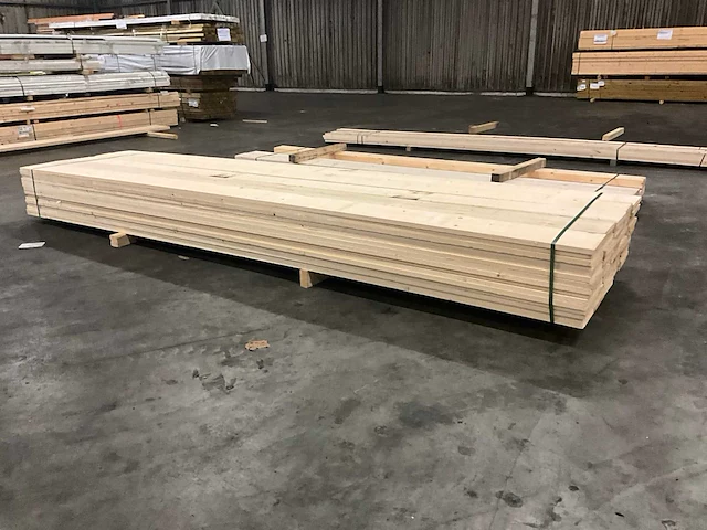 Vuren planken ruw (75x) - afbeelding 1 van  5